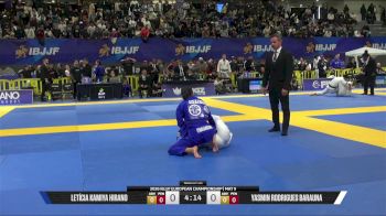 Yasmin Rodrigues Barauna vs Letícia Kamiya Hirano 2026 European Jiu-Jitsu IBJJF Championship
