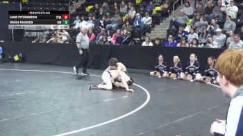 120 lbs 5th & 7th Place - Liam Fitzgibbon, Pleasant Valley vs Hugo Hughes, Iowa City, West