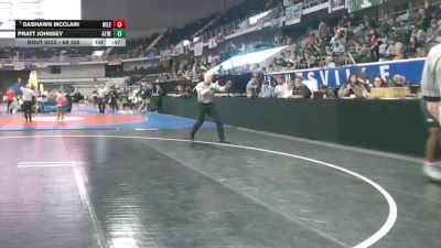 6A 285 lbs Cons. Round 3 - Dashawn Mcclain, Helena vs Pratt Johnsey, Athens