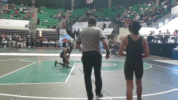 7A 106 lbs Champ. Round 1 - Josiah White, Bob Jones vs Benjamin Leyva, Albertville