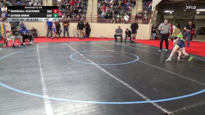 95_B lbs Consi Rd 1 32 #2 - Marshall Kleckner, Souderton vs Jayden Brink, Berwick