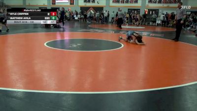 100 lbs Quarterfinal - Matthew Avila, Big Game Wrestling Club vs Nyle Crippen, DC Elite