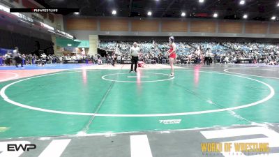 136 lbs Consi Of 16 #2 - Lillian Mattly, Durham Wrestling Club vs Aaliyah Tapia, MAT MECHANICS