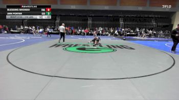 110 lbs Round Of 16 - Isabella Patino, Grantsville vs Gemma Merrell, Rocky Mountain