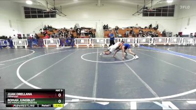 126 lbs Champ. Round 2 - Juan Orellana, Firebaugh vs Roman Jungblut, San Marcos (Santa Barbara)