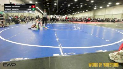 60 lbs Semifinal - Cayden Petersen, LWA 12U vs Forest Wagner, Wyoming Underground