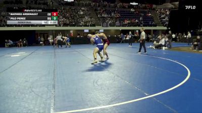 197 lbs Semifinal - Mathieu Arsenault, Coe vs Pilo Perez, University Of Dubuque