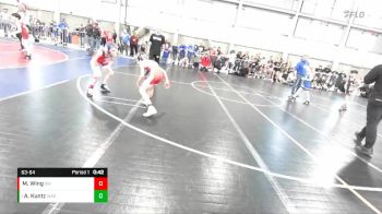 63-64 lbs Round 1 - Afton Kuntz, Washington vs Maddox Wing, Steelclaw WC