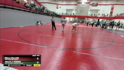 145 lbs 1st Place Match - Mikayla Herber, San Antonio Johnson (Girls) vs Bella Dillard, Weatherford (Girls)