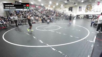 138 lbs Semifinal - Jesse Grajeda, St. John Bosco vs Julian Solis, Calvary Chapel/SA