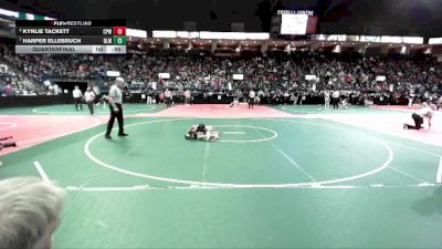 70 lbs Quarterfinal - Harper Ellebruch, BLM1 vs Kynlie Tackett, CPWA