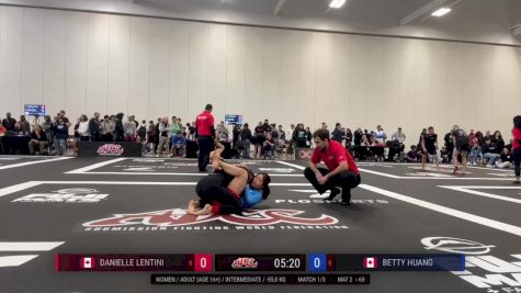 DANIELLE LENTINI vs BETTY HUANG 2024 ADCC Niagara Open