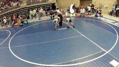 45 lbs Cons. Quarters - Coy Quarnberg, Iron County Wrestling Academy vs Brexten Beebe, Iron County Wrestling Academy