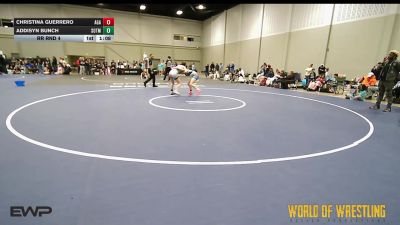 115 lbs Rr Rnd 4 - Christina Guerrero, Aztec Lady Warriors vs Addisyn Bunch, SOTM OK 7-12 1