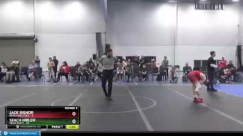 100 lbs Round 3 (8 Team) - Seach Hibler, Team Shutt vs Jack Signor, PA Alliance Red