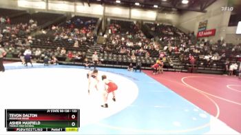 123 lbs Champ. Round 2 - Tevon Dalton, Mountain Ridge vs Asher Maxfield, Tooele High School