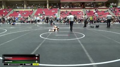 70 lbs 1st Place Match - Zadrian Garcia, Hutchinson Kids Westling Club vs Wyatt Robbins, Augusta Wrestling Club