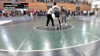 138 lbs Cons. Round 4 - Daniel Pacheco, Villa Park vs Waymond Liggins, Rancho Bernardo