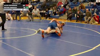 197 lbs Round 3 (8 Team) - Jacob Stephenson, Niagara CC vs Michael Merevick, Harper