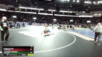 113 lbs Cons. Round 5 - Martino Boprey, Kentridge vs Cash Eylar, Ellensburg