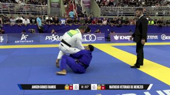 Matheus Vetoraci De Menezes vs Jansen Gomes Ramos 2025 Brasileiro Jiu-Jitsu IBJJF