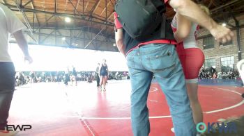 150-154 lbs Rr Rnd 1 - Roxie Rappe, Fort Gibson Youth Wrestling vs Astri Cabrera, Warner Eagles Youth Wrestling