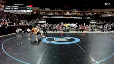 5A 139 lbs Cons. Round 3 - Josiah Thomas, Eldorado vs Aiden Coleman, Piedra Vista