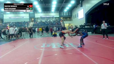 157 lbs Champ. Round 2 - Dalton Minnick, Georgetown (KY) vs Sean Goldsby, Shorter