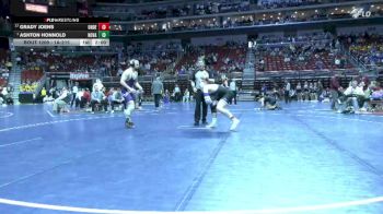1A-215 lbs Champ. Round 2 - Ashton Honnold, Nodaway Valley vs Grady Joens, Underwood
