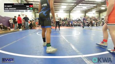 100 lbs Rr Rnd 1 - Augustus Cosby, Pawhuska Elks Takedown vs Michael Evans III, Tulsa Blue T Panthers