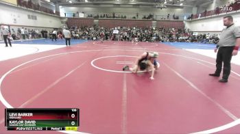 106 lbs Cons. Round 3 - Kaylor David, Sandra Day OConner vs Levi Barker, Highland