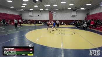 192 lbs Cons. Round 2 - Drew Baker, California High School vs Dylan Potter, Acalanes High School