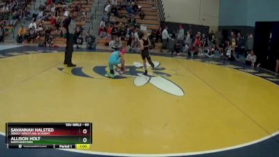 60 lbs Round 3 - Allison Holt, Northwestern vs Savannah Halsted, Sebolt Wrestling Academy