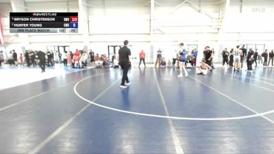 132 lbs 3rd Place Match - Bryson Christenson, Ravage Wrestling Club vs Hunter Young, Champions Wrestling Club