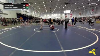 76 lbs Semifinal - Leyla Akyali, Elite Wrestling Academy vs Emma DellaPenta, Eden Wrestling Club