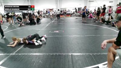 64 lbs Placement (4 Team) - Brielle Shannon, R&R Ladies Black vs Riverose Brown, RPA