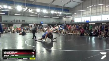 145 lbs Quarters & 1st Wb (16 Team) - Drew Loveland, Clay HS vs Arash Yazdani, Mid TN Maulers