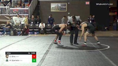 141 lbs Prelims - Corey Shie, Army vs Anthony Sparacio, Binghamton