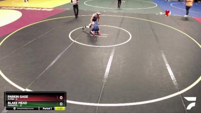 105 lbs Semis & 1st Wrestleback (8 Team) - Parkin Gage, PLPRB vs Blake Mead, Minneota