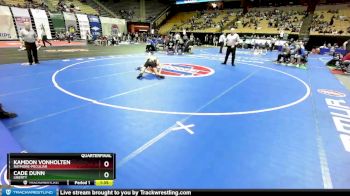 106 Class 4 lbs Quarterfinal - Kamdon VonHolten, Raymore-Peculiar vs Cade Dunn, Liberty