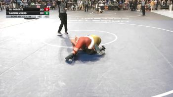 D 1 138 lbs Cons. Round 5 - Cayden Myers, Covington vs Eli Roberts, Zachary