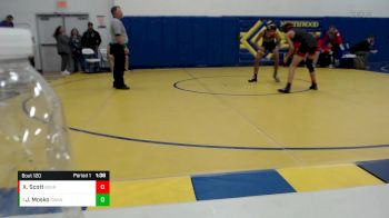 132 lbs Round 2 - Joe Mosko, SWANTON vs Xavier Scott, BOWLING GREEN