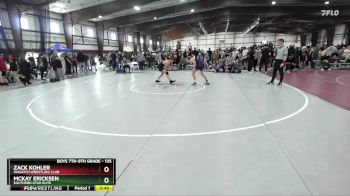 135 lbs Cons. Round 5 - McKay Ericksen, Southern Utah Elite vs Zack Kohler, Wasatch Wrestling Club
