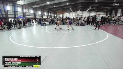 135 lbs Cons. Round 5 - McKay Ericksen, Southern Utah Elite vs Zack Kohler, Wasatch Wrestling Club