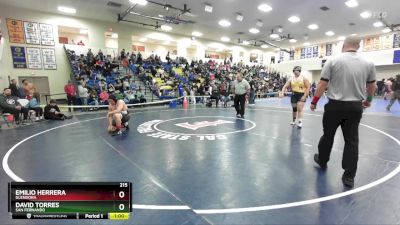 215 lbs Cons. Round 4 - Emilio Herrera, Glendora vs David Torres, San Fernando