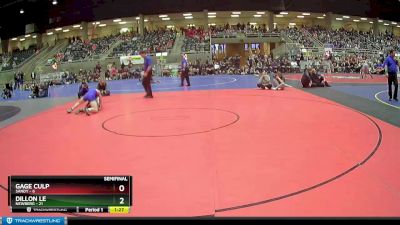 140 lbs Semis & 1st Wrestleback (8 Team) - Dillon Le, Newberg vs Gage Culp, Sandy