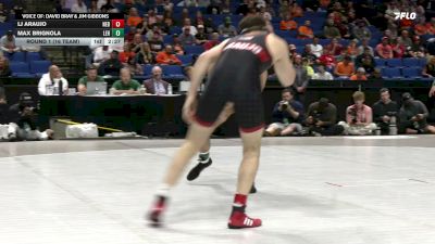 165 lbs Round 1 (16 Team) - Max Brignola, Lehigh vs LJ Araujo, Nebraska