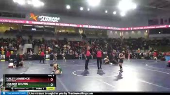 125 lbs Cons. Round 1 - Destiny Brown, Storm Lake vs Haley Lawrence, Ridge View