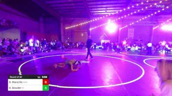 64 lbs Round Of 32 - Braelynn Mancilla, Ravage WC vs Boston Bowder, St. Paul Youth Wrestling