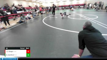 56 lbs 3rd Place Match - Caleb Stage, Rainier Junior Wrestling Club vs Bentley Sanford, Punisher Wrestling Company